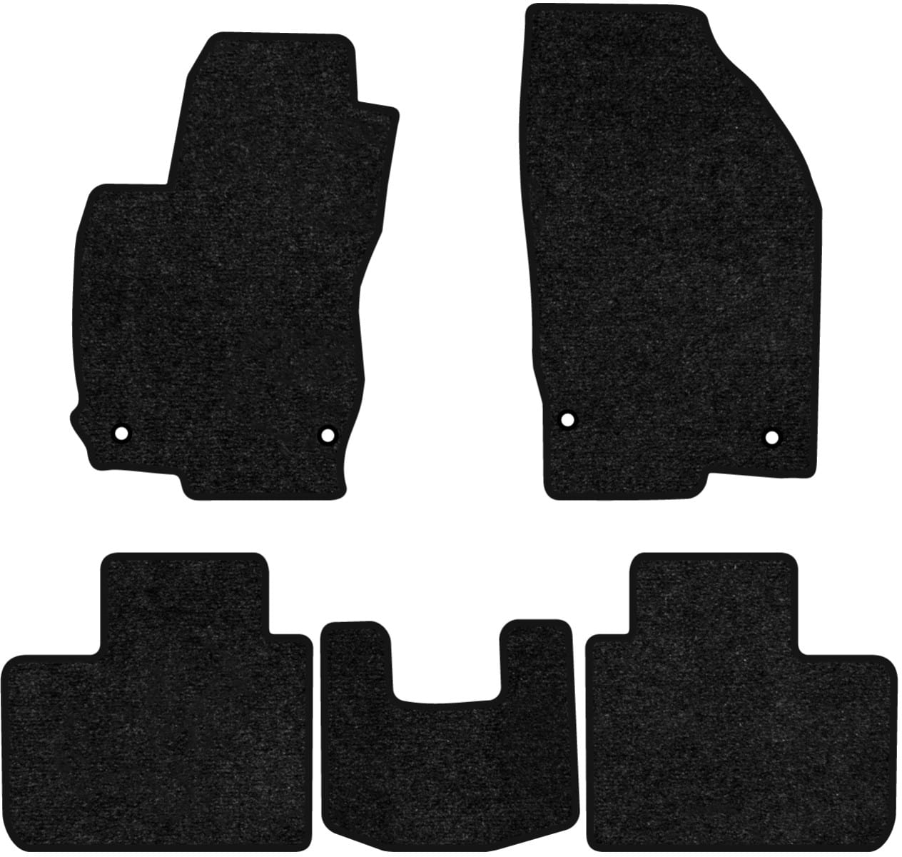 Коврики ворсовые в салон авто EVAtech Standard для Alfa Romeo 156 (932) 1997-2007 1 поколение Sedan EU черный кант AR12956CG5OU4VEB