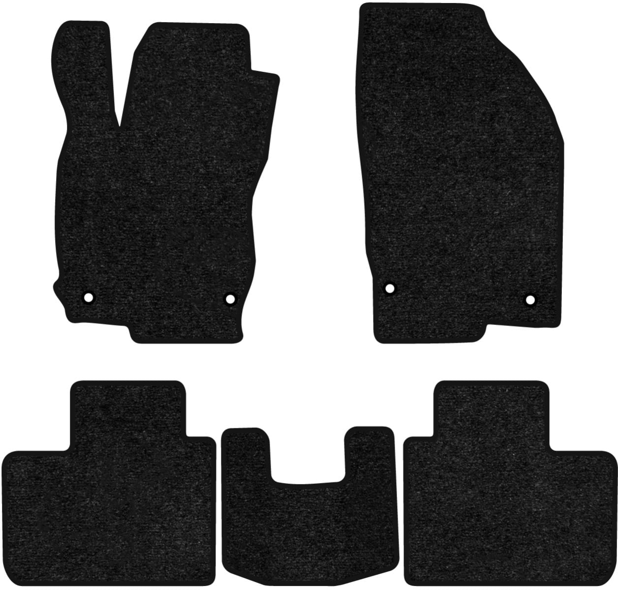 Коврики ворсовые в салон авто EVAtech Standard для Alfa Romeo 156 (932) 1997-2007 1 поколение Sedan EU черный кант AR12956CV5OU4VEB