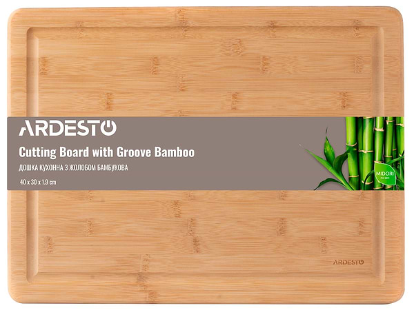 Фото - Обробна дошка Ardesto Midori 40х30х1.9 см (AR1440BG)