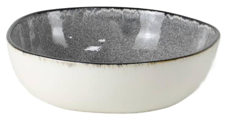 Тарелка суповая Ardesto Daiano 21 см Серый (AR1721DG)