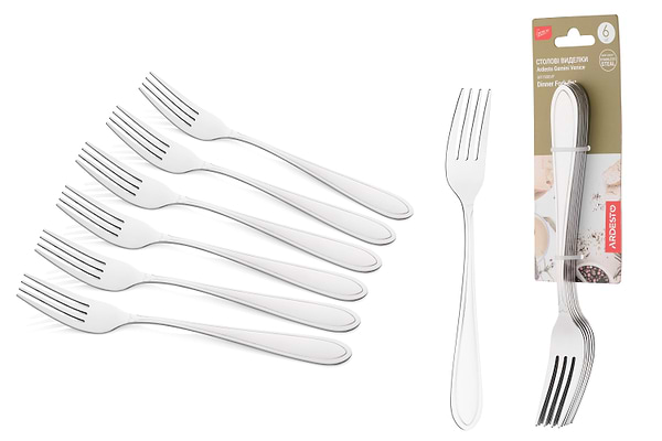 Фото - Набор вилок столовых Ardesto Gemini Venice 6 пр. (AR1906VF)