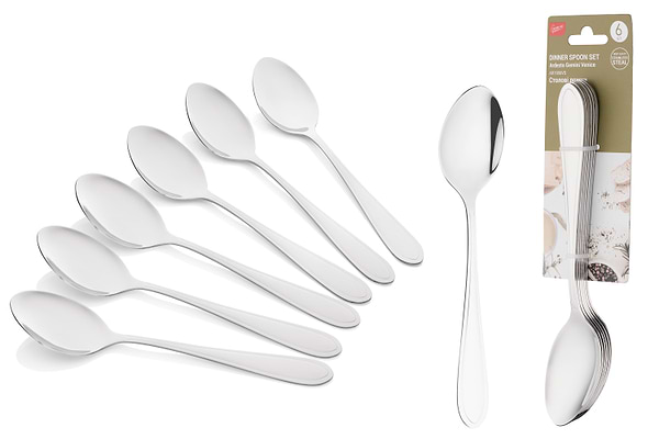 Фото - Набор ложек столовых Ardesto Gemini Venice 6 пр. (AR1906VS)