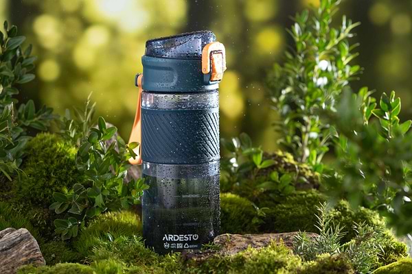 Фото - Пляшка для води Ardesto Active 600 мл Dark Blue (AR2260PV)