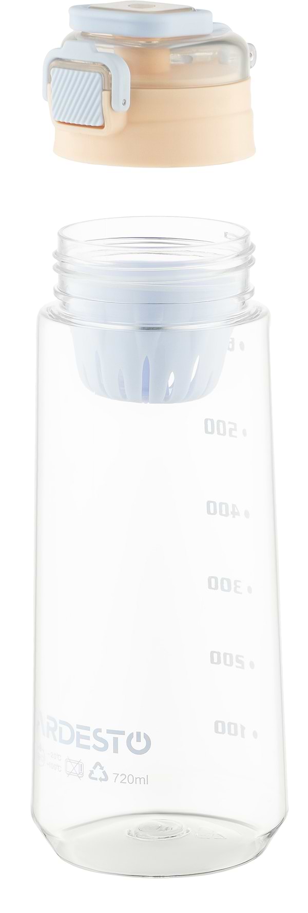 Фото - Бутылка для воды Ardesto с отсеком для фруктов Duo 720 мл (AR2272DO)