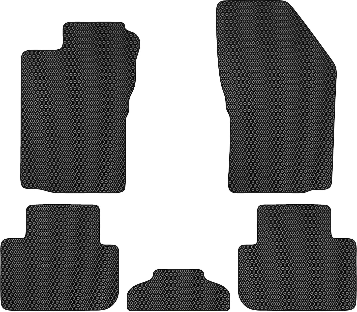 EVA коврики в салон авто EVAtech для 147 (937) 5-doors Alfa Romeo 2000-2010 1 поколение Htb EU (AR24261CG5RBB)