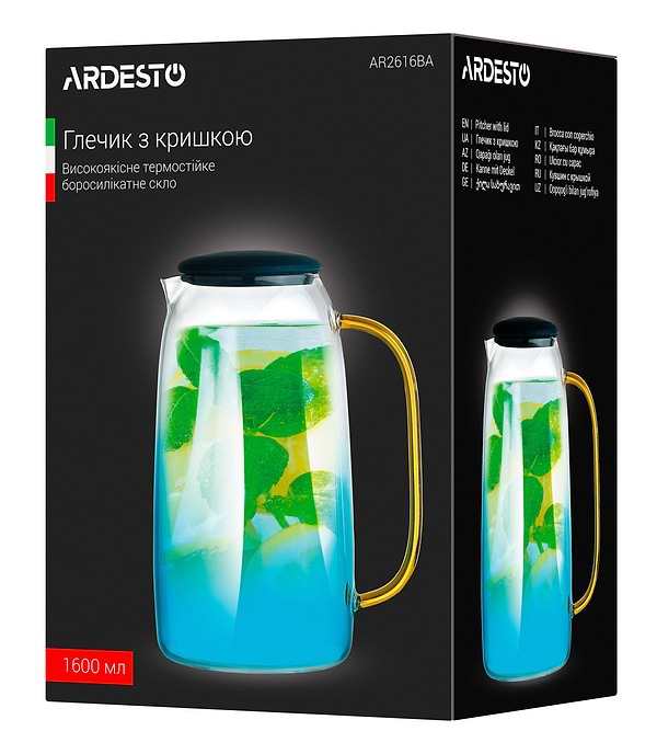 Фото - Глечик Ardesto Blue Atlantic 1600 мл (AR2616BA)
