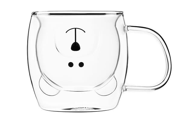 Фото - Набір чашок з подвійними стінками Ardesto Animals 250 мл 2 шт. (AR2625GHA)