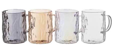 Фото - Набор чашек Ardesto Shine mix, 260 мл 4 шт. (AR2626GM)