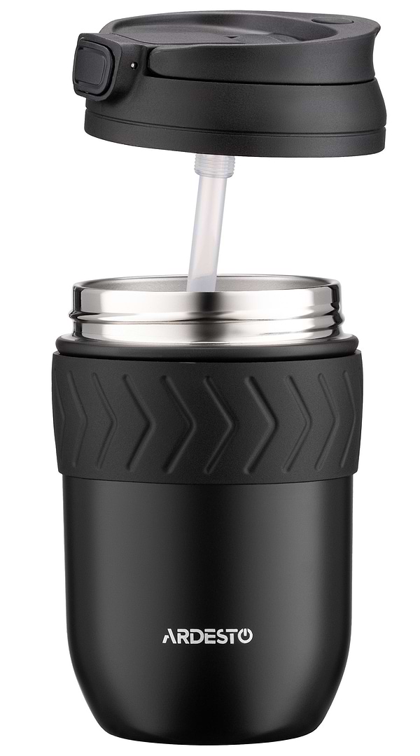 Фото - Термокружка Ardesto Cosy 400 мл Black (AR2640BT)
