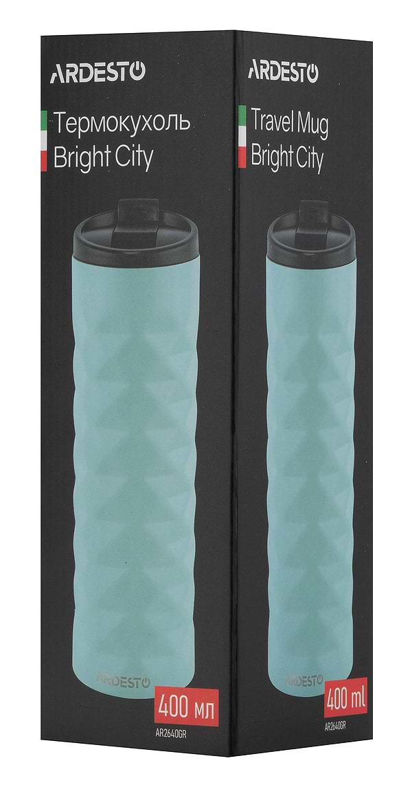 Фото - Термочашка Ardesto Bright City 400 мл (AR2640GR)