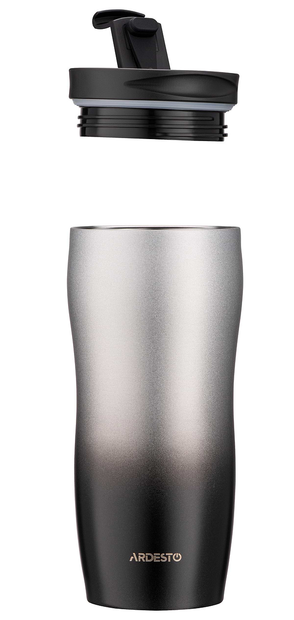 Фото - Термокружка Ardesto Metallic 450 мл Black (AR2645BM)