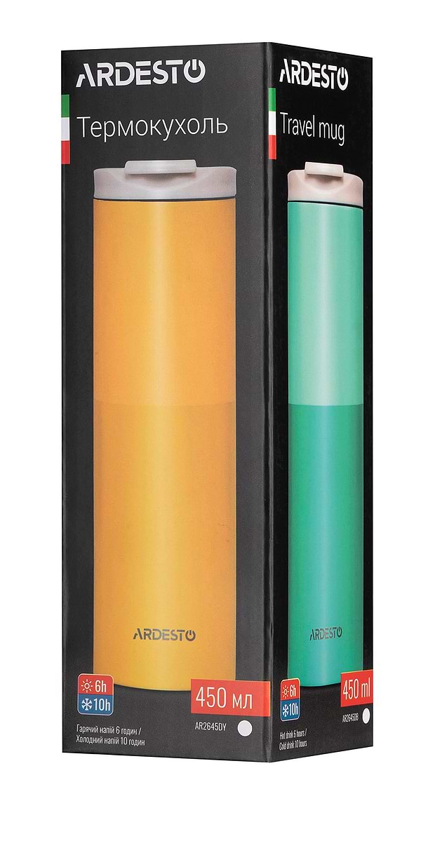 Фото - Термокружка Ardesto Duo 450 мл (AR2645DY)
