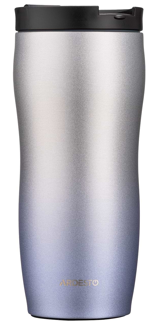 Фото - Термокружка Ardesto Metallic 450 мл Blue (AR2645GM)