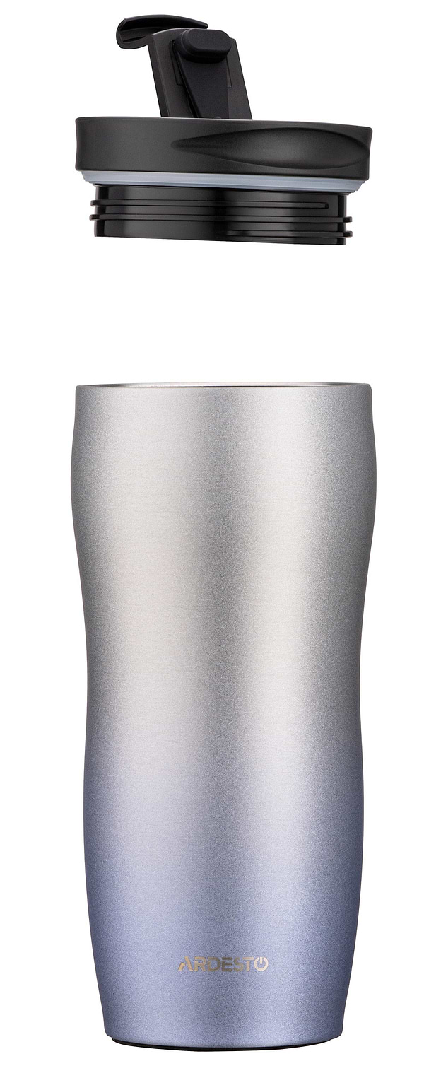 Фото - Термокружка Ardesto Metallic 450 мл Blue (AR2645GM)