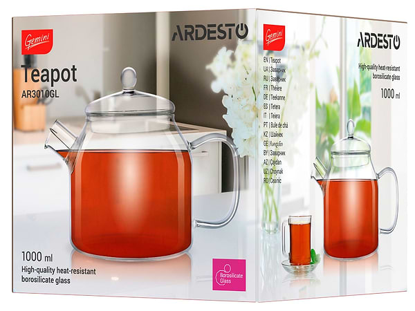Фото - Чайник заварювальний Ardesto 1000 мл (AR3010GL)