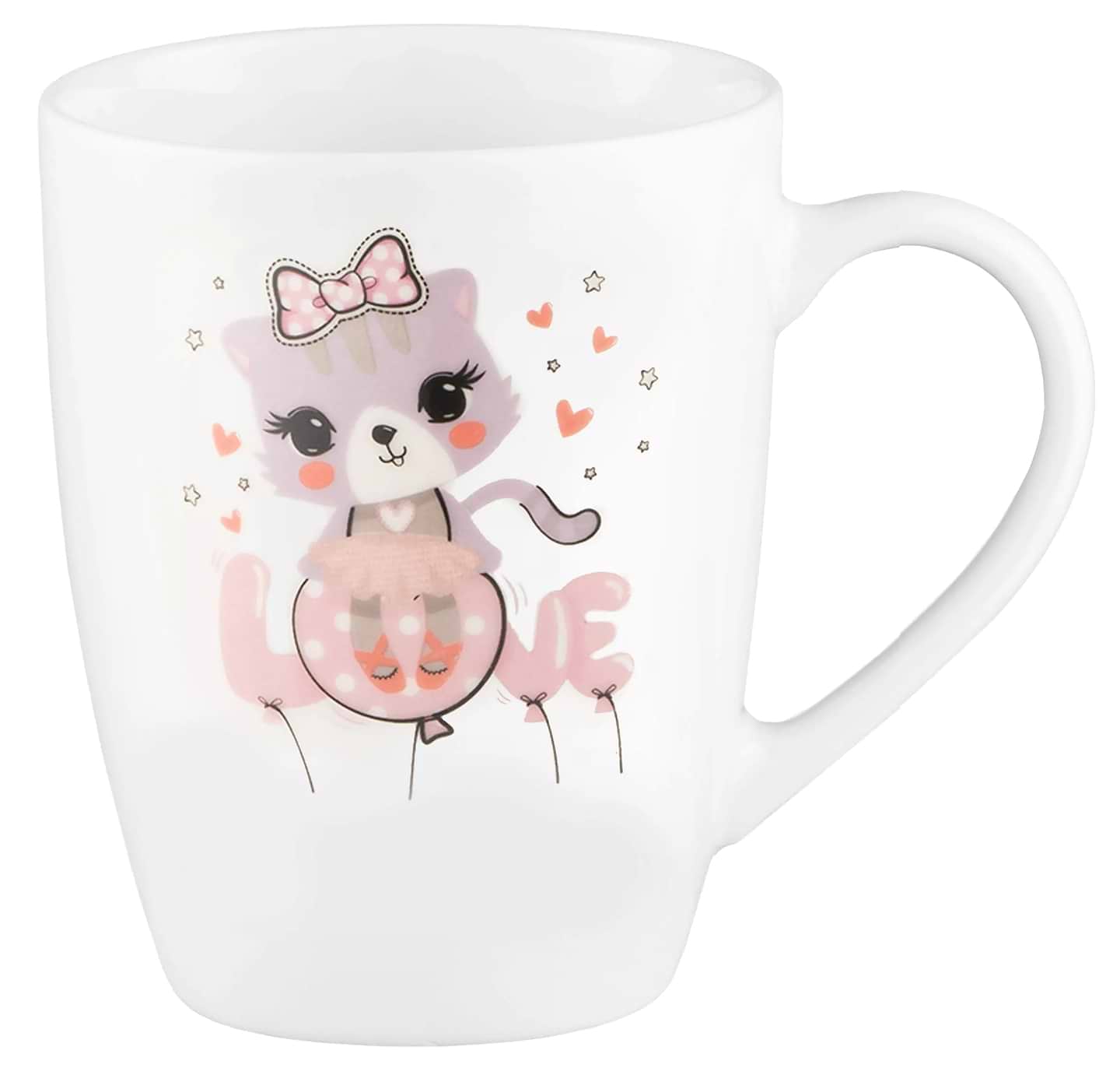 Чашка Ardesto Love 320 мл White (AR3042BS)