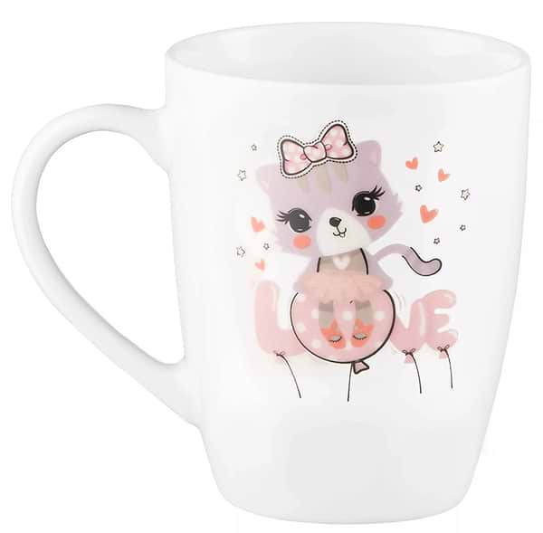 Фото - Чашка Ardesto Love 320 мл White (AR3042BS)