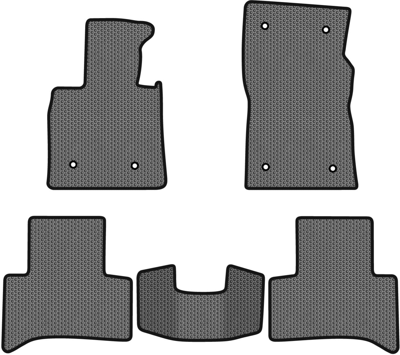 EVA коврики в салон авто EVAtech для Stelvio Alfa Romeo 2017 1 поколение SUV EU (AR42650CB5OU6SGB)