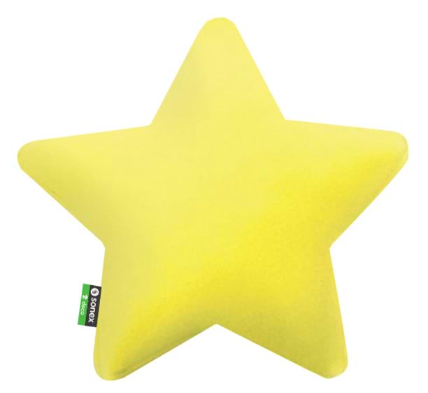Подушка декоративна Sonex Star 40x40 см Yellow (SO102066) - Фото 1