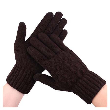 Рукавички для сенсорних екранів Armorstandart Rope Brown (ARM59880) - Фото 1