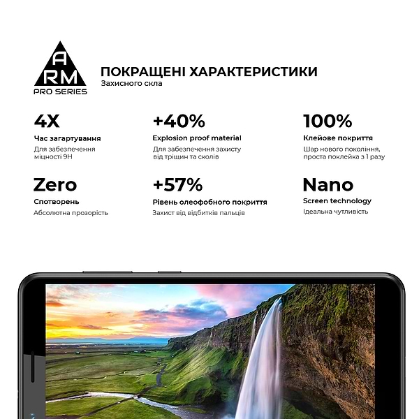 Фото - Захисне скло для смартфона Armorstandart Pro для ZTE Blade A31 Black, 0.33mm (ARM60625)