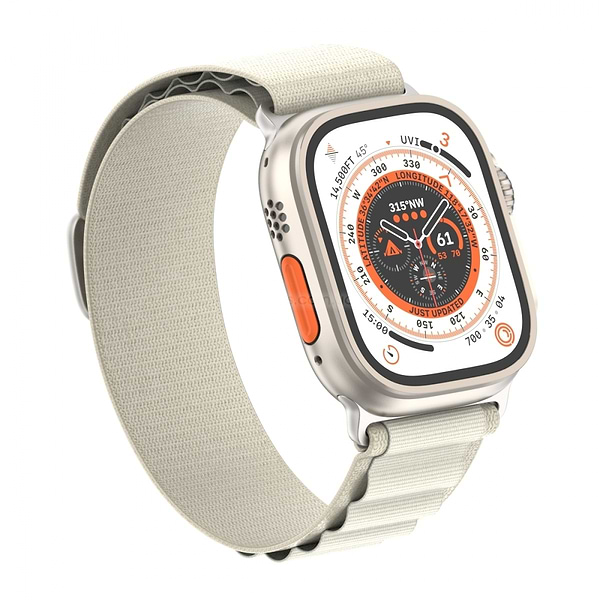 Фото - Ремінець для смарт-годинника Armorstandart Alpina Band for Apple Watch Ultra 49mm Starligh (ARM65022)