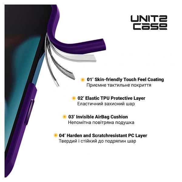 Фото - Чехол для смартфона Armorstandart UNIT2 for Apple iPhone 15 Purple (ARM69969)