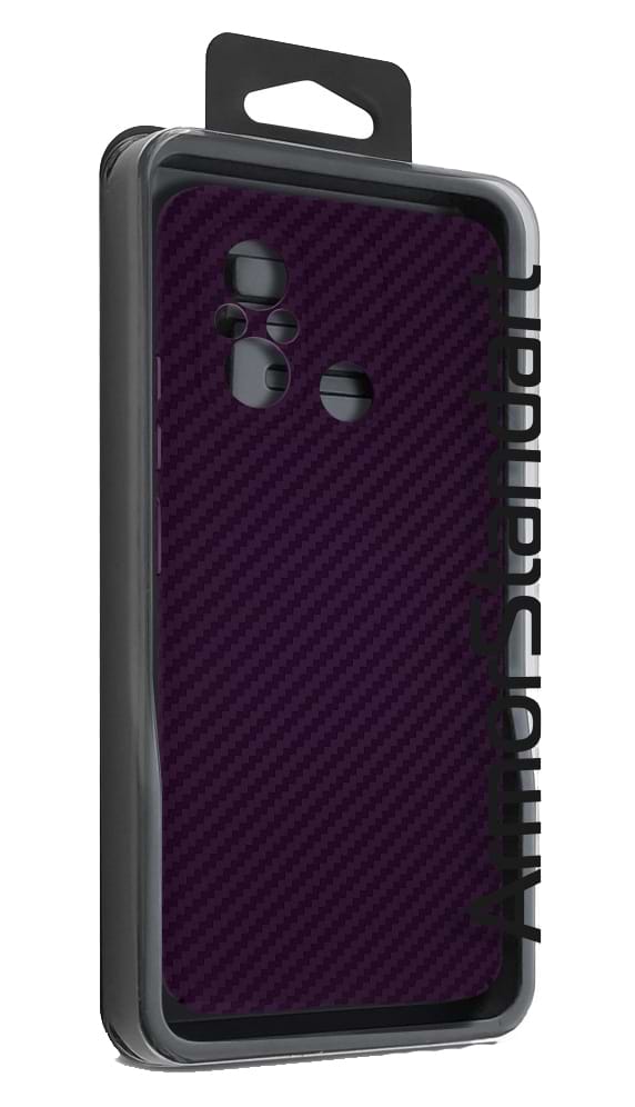 Фото - Чохол для смартфону Armorstandart LikeCarbon for Xiaomi Redmi 12C Purple (ARM71944)