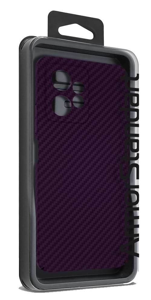 Фото - Чохол для смартфону Armorstandart LikeCarbon for Xiaomi Redmi Note 12 Pro 4G Purple (ARM71946)