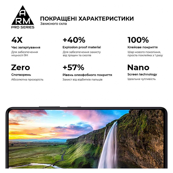 Фото - Захисне скло для смартфону Armorstandart Pro for Xiaomi Redmi Note 12 Pro 5G/12 Pro+ 5G Black (ARM73098)