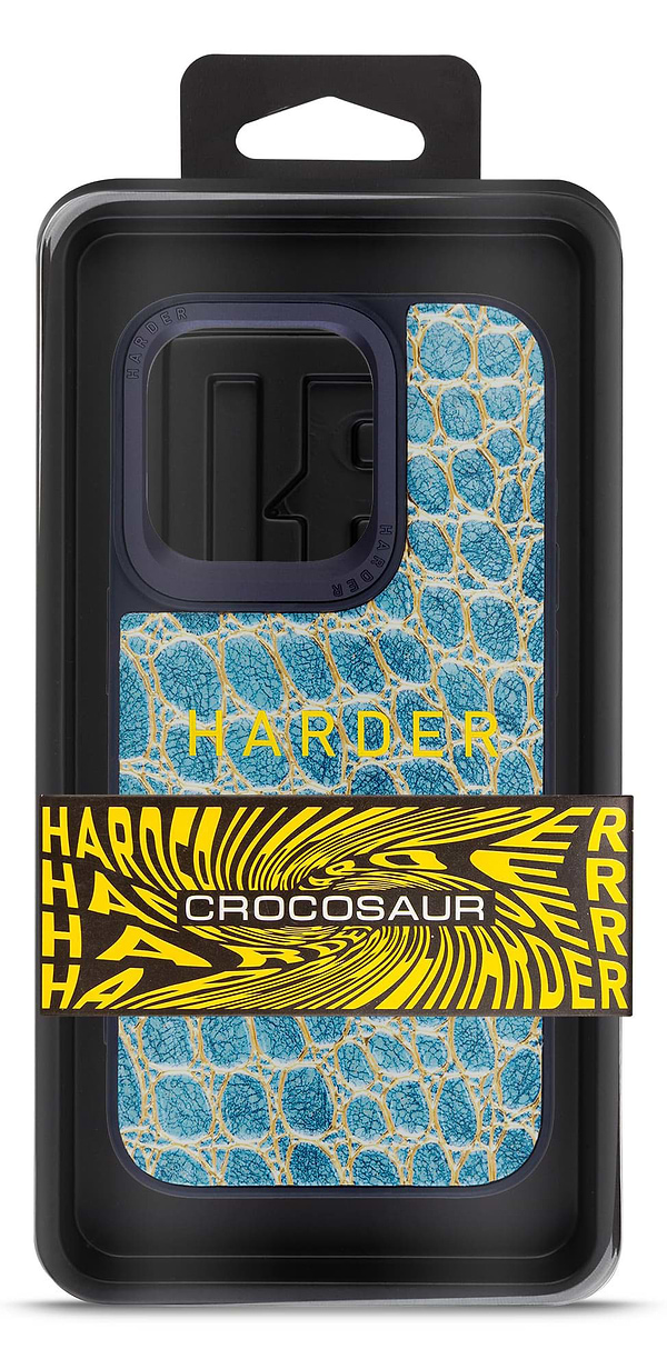 Фото - Чохол для смартфону Harder Crocosaur for Apple iPhone 15 Pro Blue (ARM76706)