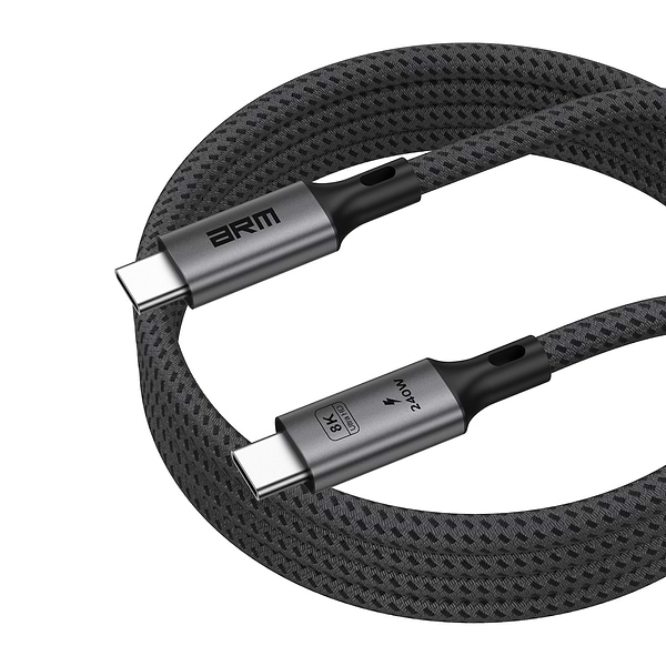 Фото - Кабель синхронизации данных Armorstandart USB 4.0 USB-C - USB-C 240W 1m Black (ARM81921)