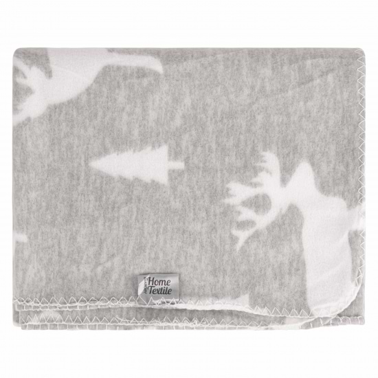 Фото - Плед односпальный Ardesto Fleece 130x160 см олени (ART0716PB)