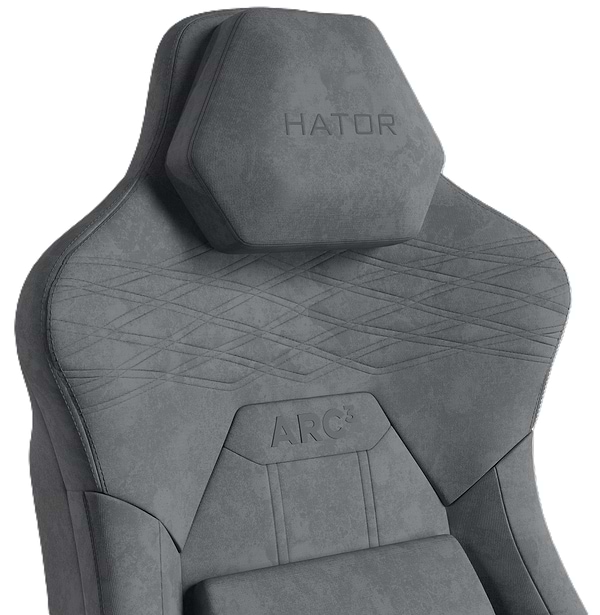 Фото - Кресло для геймеров Hator Arc 3 XL Velour Grey (HTC3446XL)