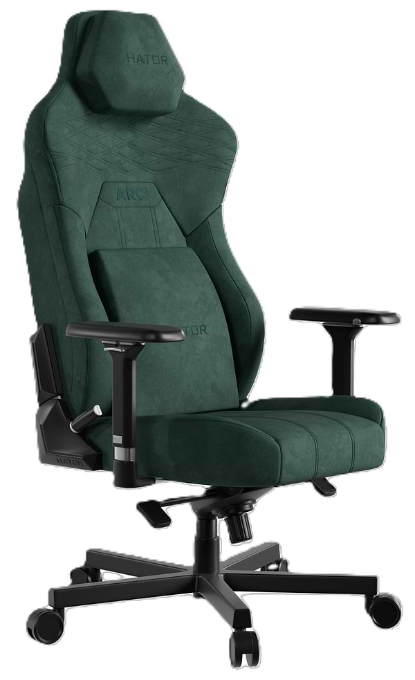 Фото - Крісло для геймерів Hator Arc 3 XL Velour Emerald (HTC3448XL)