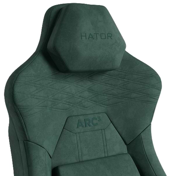 Фото - Крісло для геймерів Hator Arc 3 XL Velour Emerald (HTC3448XL)
