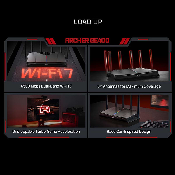 Фото - Маршрутизатор інтернет WiFi7 TP-Link Archer GE400