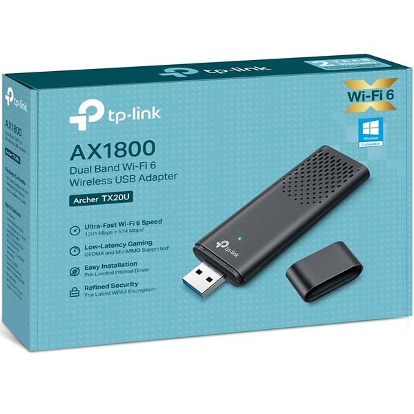 Фото - USB-адаптер сети WiFi TP-Link Archer TX20U