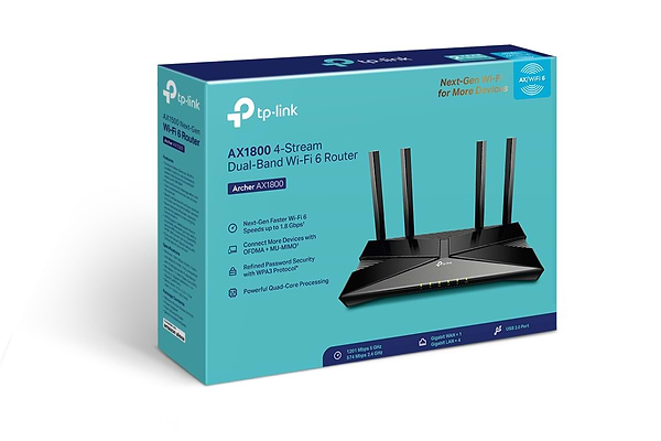 Фото - Маршрутизатор інтернет WiFi6 TP-Link Archer AX1800
