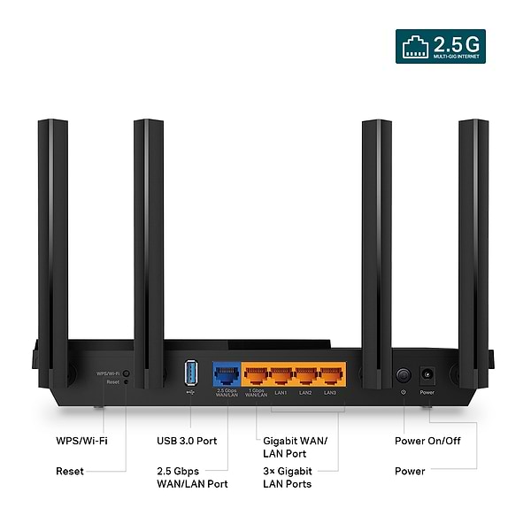 Фото - Маршрутизатор интернет WiFi6 TP-Link Archer AX55 Pro