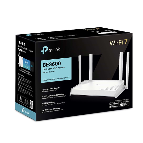 Фото - Маршрутизатор інтернет WiFi7 TP-Link Archer BE220W