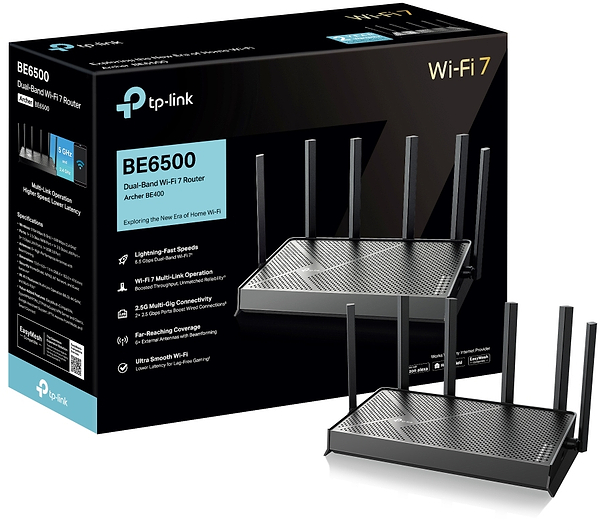 Фото - Маршрутизатор интернет WiFi7 TP-Link Archer BE400