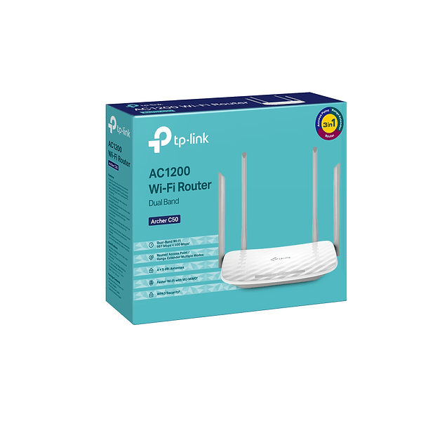 Фото - Маршрутизатор интернет WiFi5 TP-Link Archer C50 V6