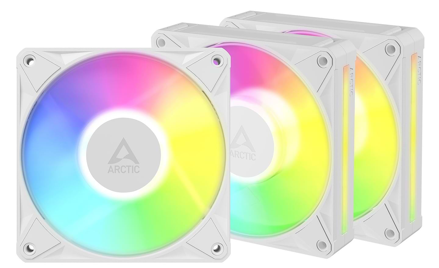 Корпусний вентилятор ARCTIC 120MM BioniX P12 A-RGB 3-PACK WHT (ACFAN00338A)
