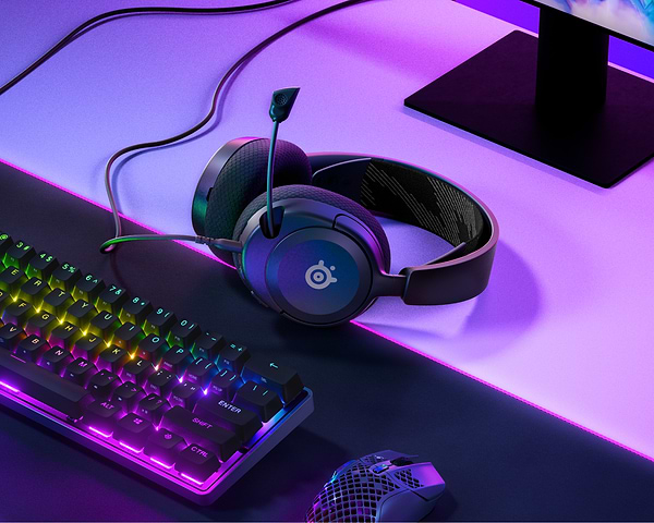 Фото - Гарнитура проводная игровая SteelSeries Arctis Nova 1 Black (61606)