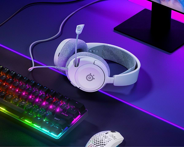 Фото - Гарнитура проводная игровая SteelSeries Arctis Nova 1 White (61607)