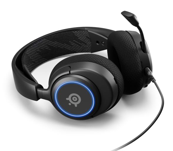 Фото - Гарнітура дротова ігрова SteelSeries Arctis Nova 3 Black (61631)