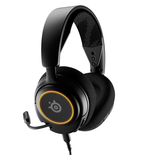Фото - Гарнітура дротова ігрова SteelSeries Arctis Nova 3 Black (61631)
