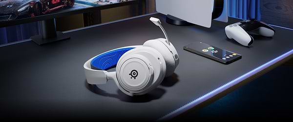 Фото - Гарнитура беспроводная игровая SteelSeries Arctis Nova 7P White (61561)