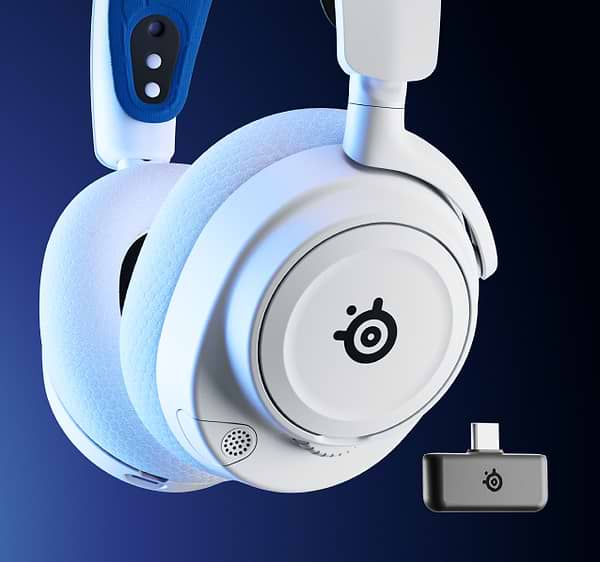 Фото - Гарнитура беспроводная игровая SteelSeries Arctis Nova 7P White (61561)